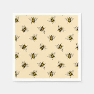 Queen Bee Pattern Napkin