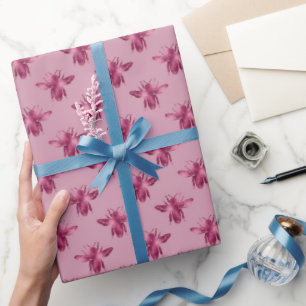 Queen Bee Pattern  Wrapping Paper