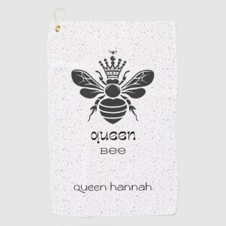 "Queen Bee" Personalised Golf Towel