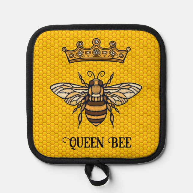 Queen Bee Pot Holder (Front)