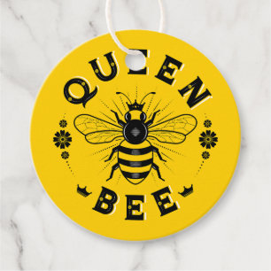 Queen Bee Round Gift Tags