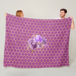 Queen Bee Series Design 7 Fleece Blanket