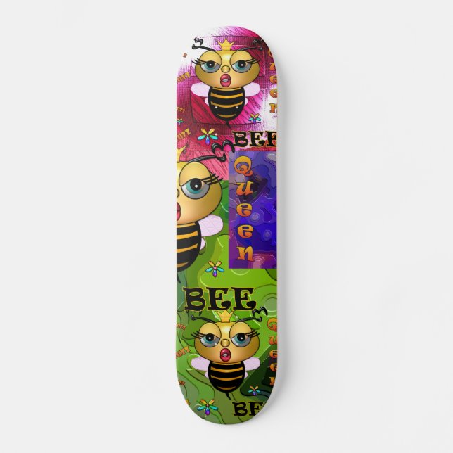 Queen Bee Skateboard (Front)