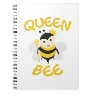 Queen Bee Spiral Notebook