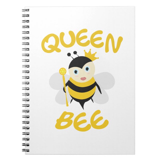 Queen Bee Spiral Notebook (Front)