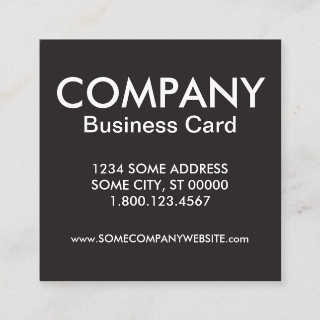 queen bee square business card (Front)