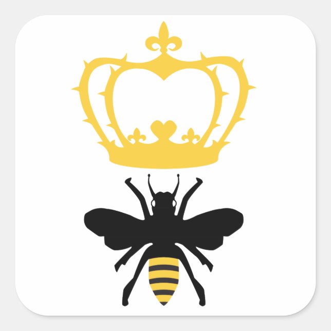 Queen Bee Sticker (Front)