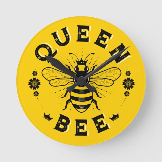 Queen Bee Wall Clock (Front)