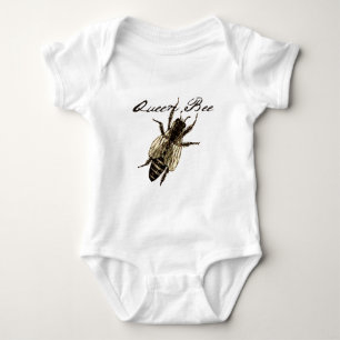 Queen Bee Wildlife Flying Bug Insect Baby Bodysuit