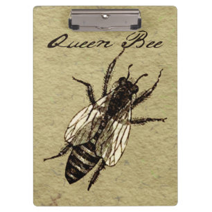 Queen Bee Wildlife Flying Bug Insect Clipboard