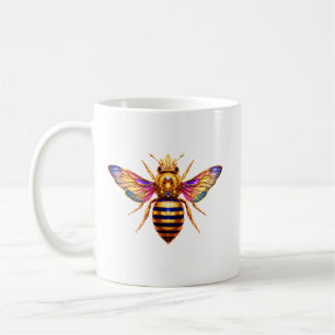 Queen Bee With Crown Coffee Mug