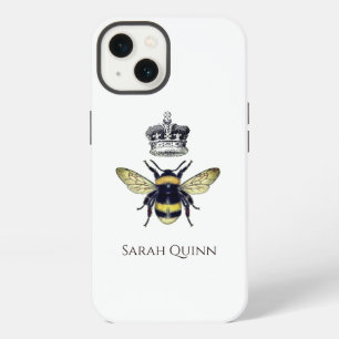 Queen Bee With Her Crown Artistic Illustration Cas iPhone 13 Case