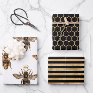 Queen Bee Wrapping Paper Sheets