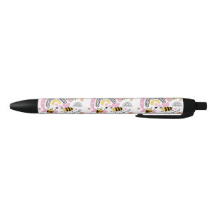 Queen Bees Best Friends Forever Cute BFF Girls Black Ink Pen
