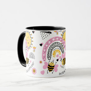 Queen Bees Best Friends Forever Cute BFF Girls Mug