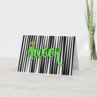 Queen Birthday Card (Standard Size)