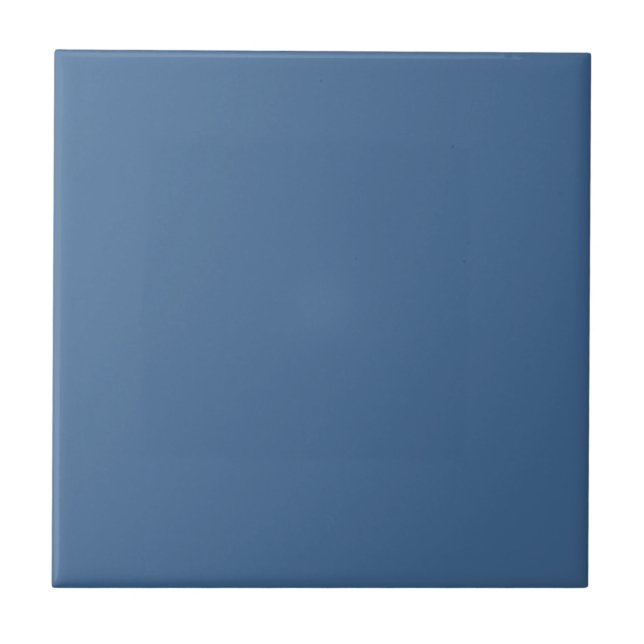 Queen Blue Solid Colour Tile (Front)