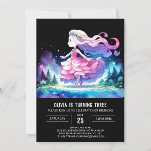 Queen Boho Princess Birthday Invitation