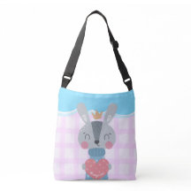 Queen Bunny Crossbody Bags