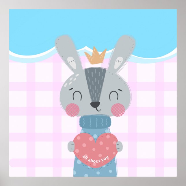 Queen Bunny Posters  (Front)