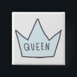 'Queen' Button<br><div class="desc">Decorate your bag with this statement button.</div>