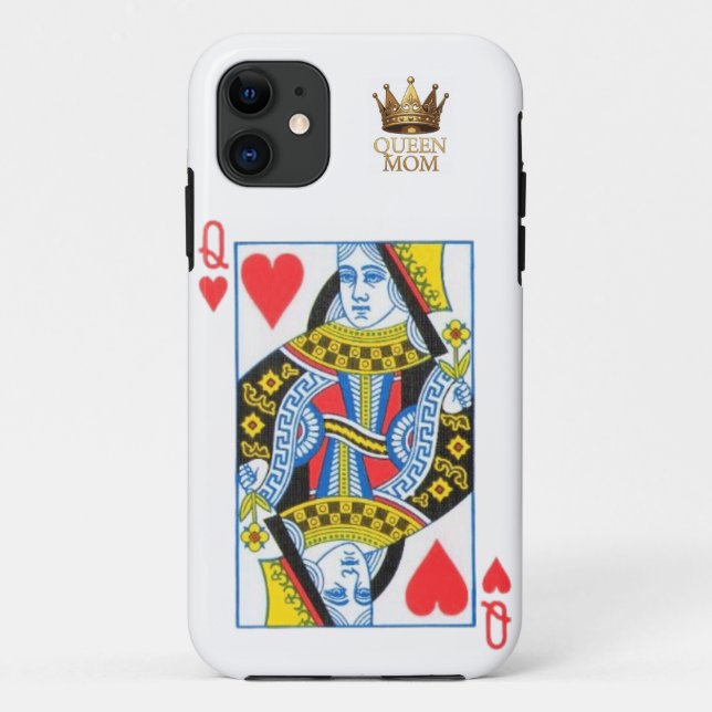 QUEEN CARD Case-Mate iPhone CASE (Back)