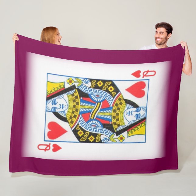 QUEEN CARD FLEECE BLANKET (In Situ)