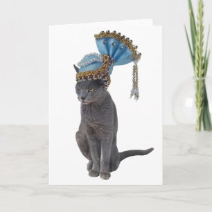 Queen Cat Card