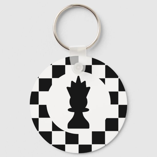 Queen Chess Piece - Keychain - Chess Party Favours (Front)