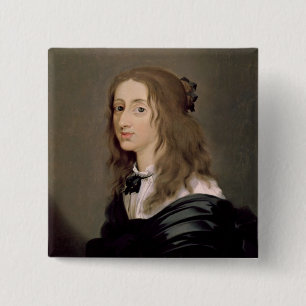 Queen Christina of Sweden  1652 15 Cm Square Badge