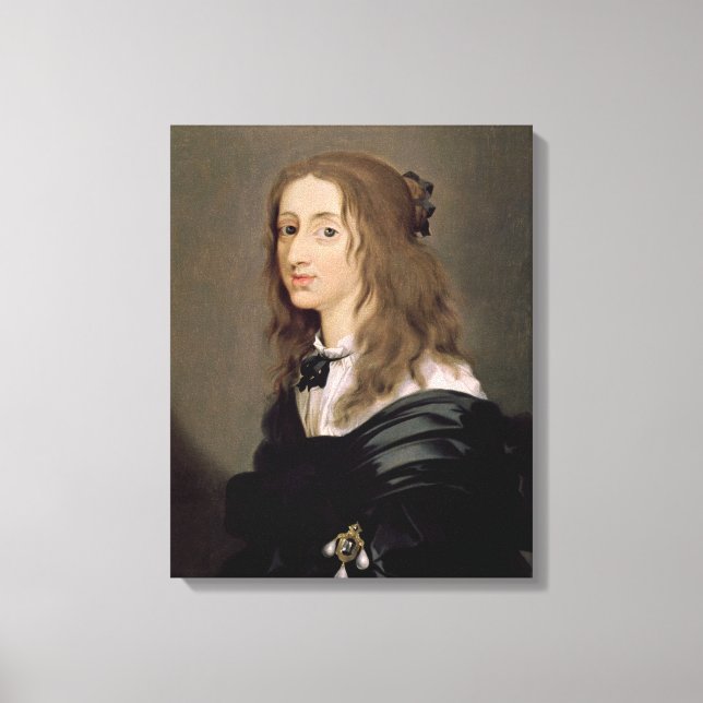 Queen Christina of Sweden  1652 Canvas Print (Front)