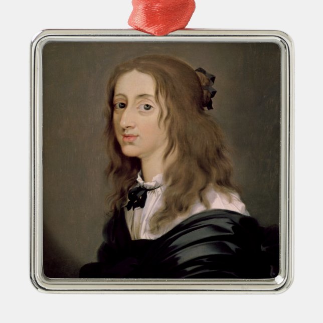 Queen Christina of Sweden  1652 Metal Tree Decoration (Front)