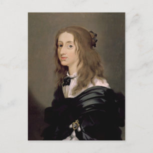 Queen Christina of Sweden  1652 Postcard