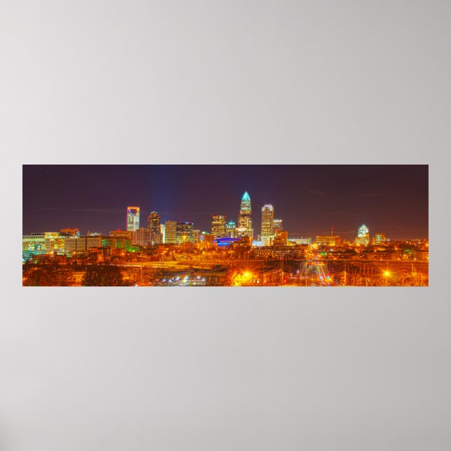 queen city @ night poster (Front)