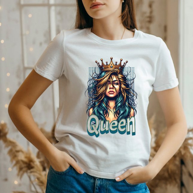 Queen Crown Graphic trendy tshirt (Creator Uploaded)