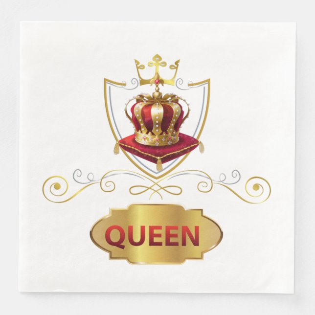 Queen Crown Napkin (Front)