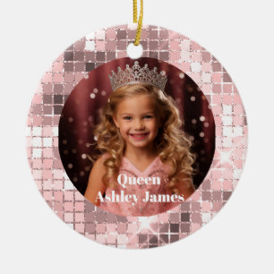 Queen Custom Photo Christmas Ornament