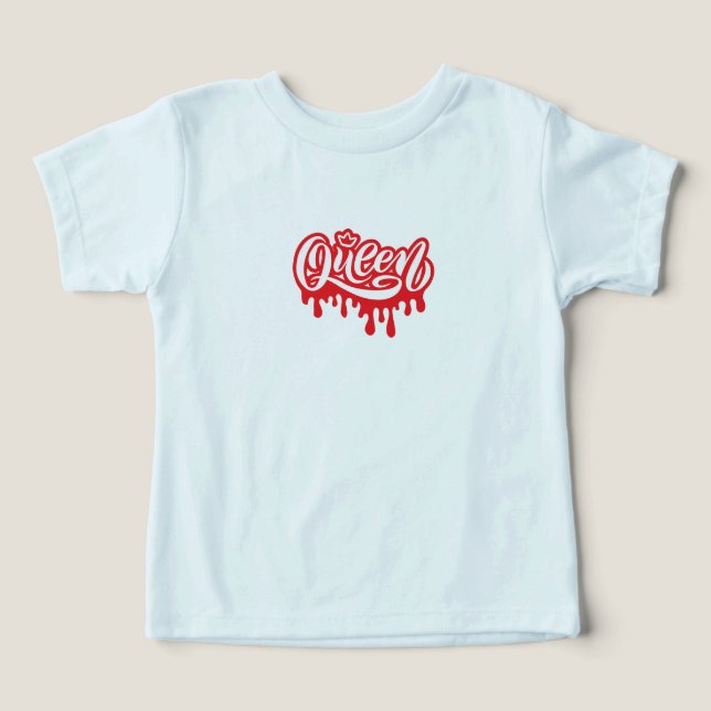 Queen Design – Elegant Royal Crown Typography for  (Design Front)