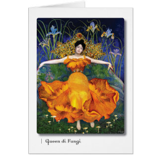 Queen di Fungi Tarot Art