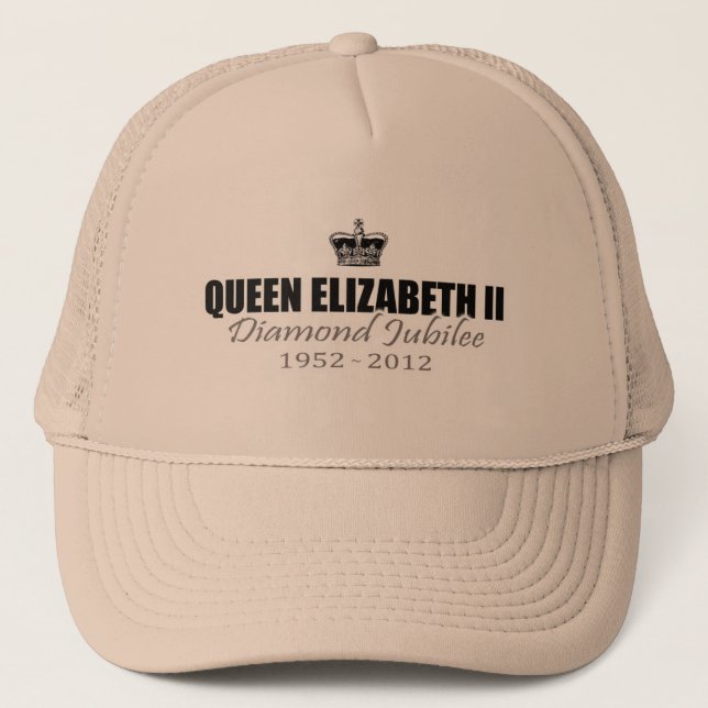 Queen Diamond Jubilee Souvenir Cap (Front)