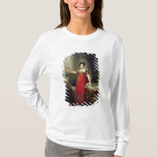 Queen Dona Maria Isabel de Braganza, 1829 (oil on T-Shirt