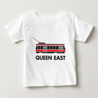 Queen East (Toronto) Streetcar Baby T-Shirt