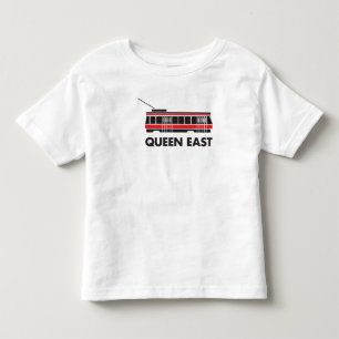 Queen East (Toronto) Streetcar Toddler T-Shirt