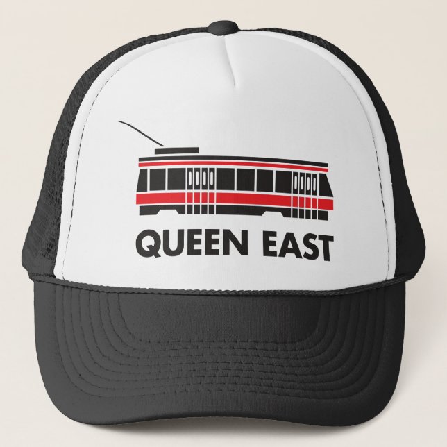 Queen East (Toronto) Streetcar Trucker Hat (Front)