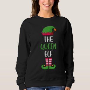 Queen Elf Family Matching Group Christmas Pajama Sweatshirt