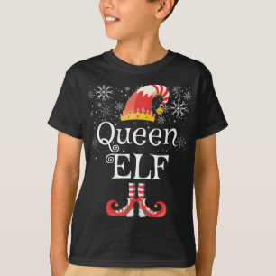 Queen Elf Women Funny Family Matching Pajama Chris T-Shirt