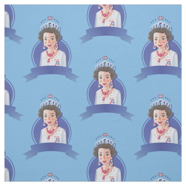 queen elizabeth 2 fabric (Swatch)