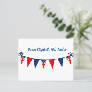 Queen Elizabeth 70th Jubilee Postcard