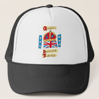 queen elizabeth diamond jubilee 2012 trucker hat