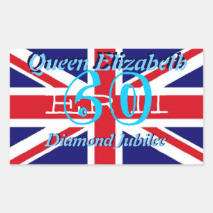 Queen Elizabeth Diamond Jubilee sticker